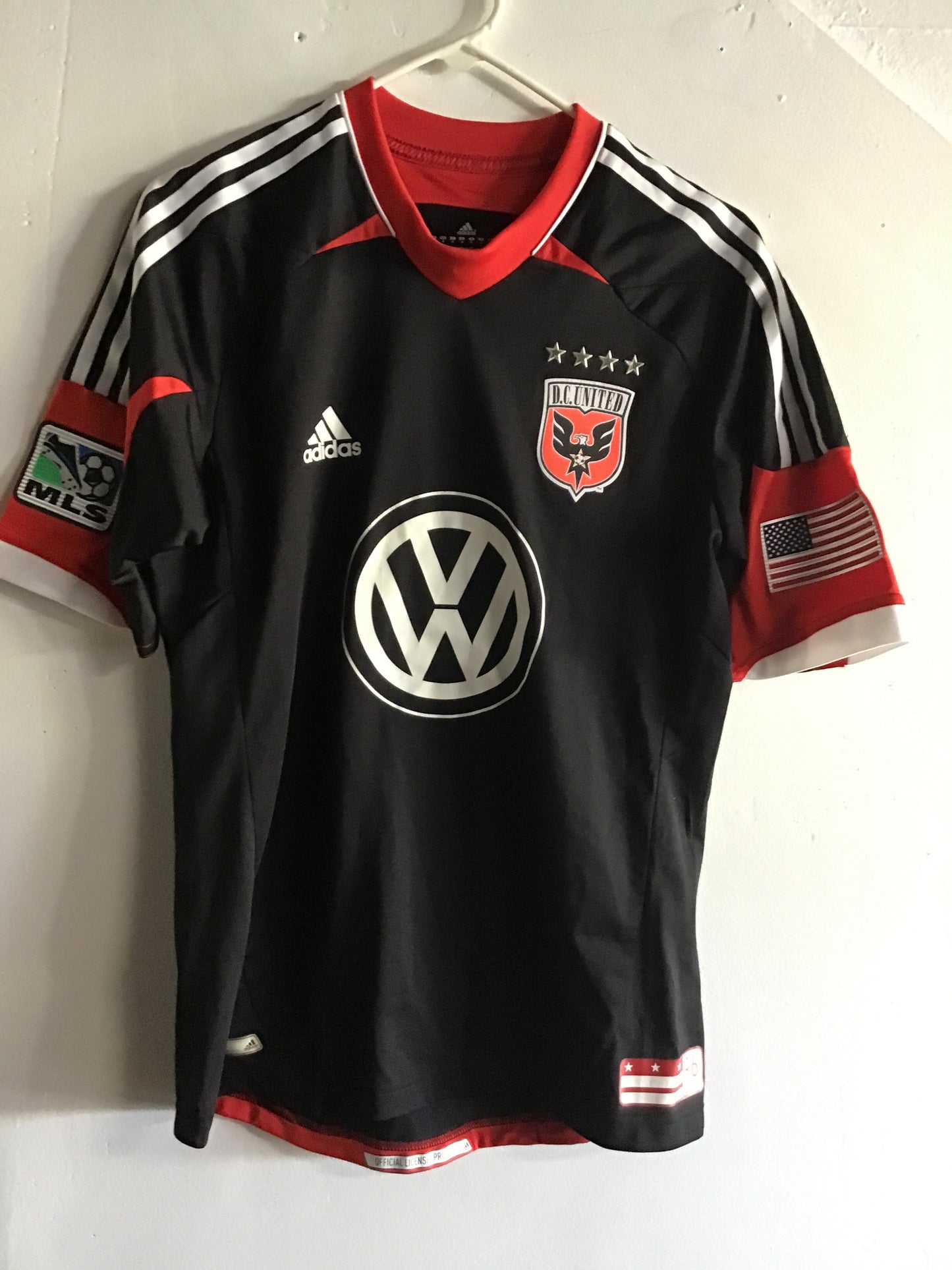 Adidas DC United Pontius #13 2011 Volkswagen Jersey, Size M