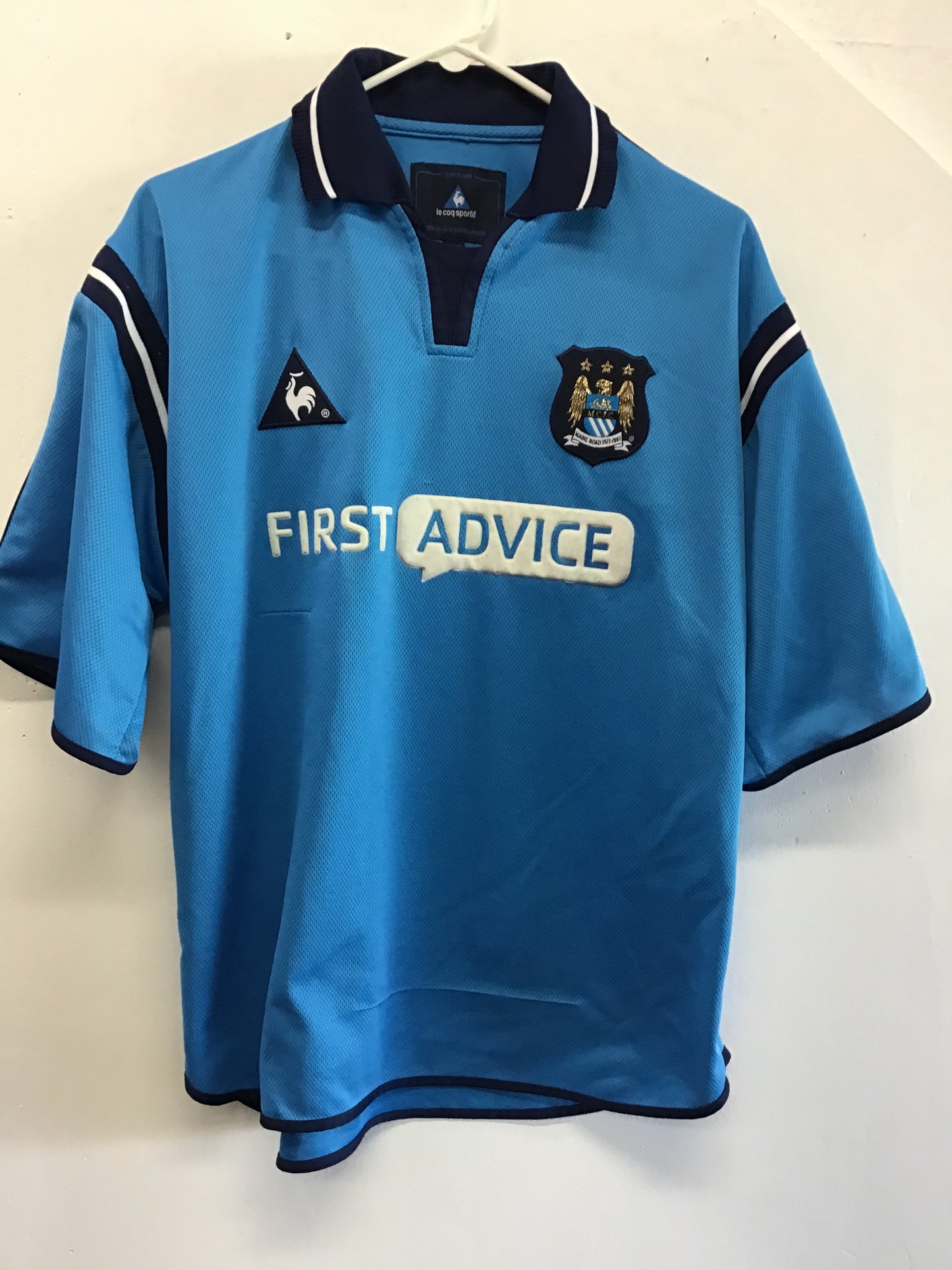 Le Coq Sportif MCFC Golf Shirt, Size 38”/40”