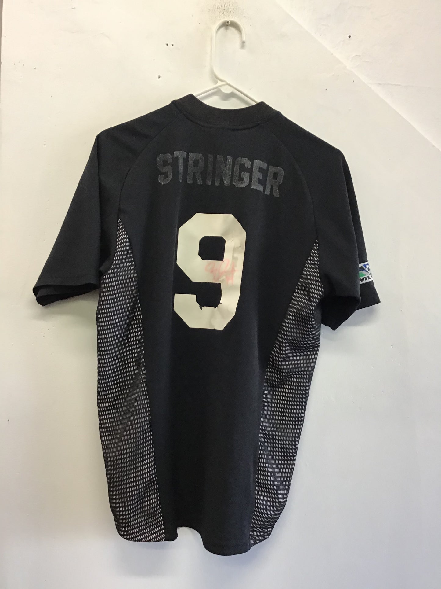 Vintage Adidas DC United Autographed Stringer #9 Jersey, Size S
