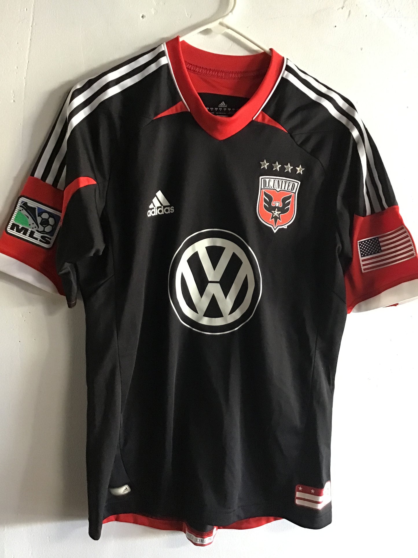 Adidas DC United Pontius #13 2011 Volkswagen Jersey, Size M