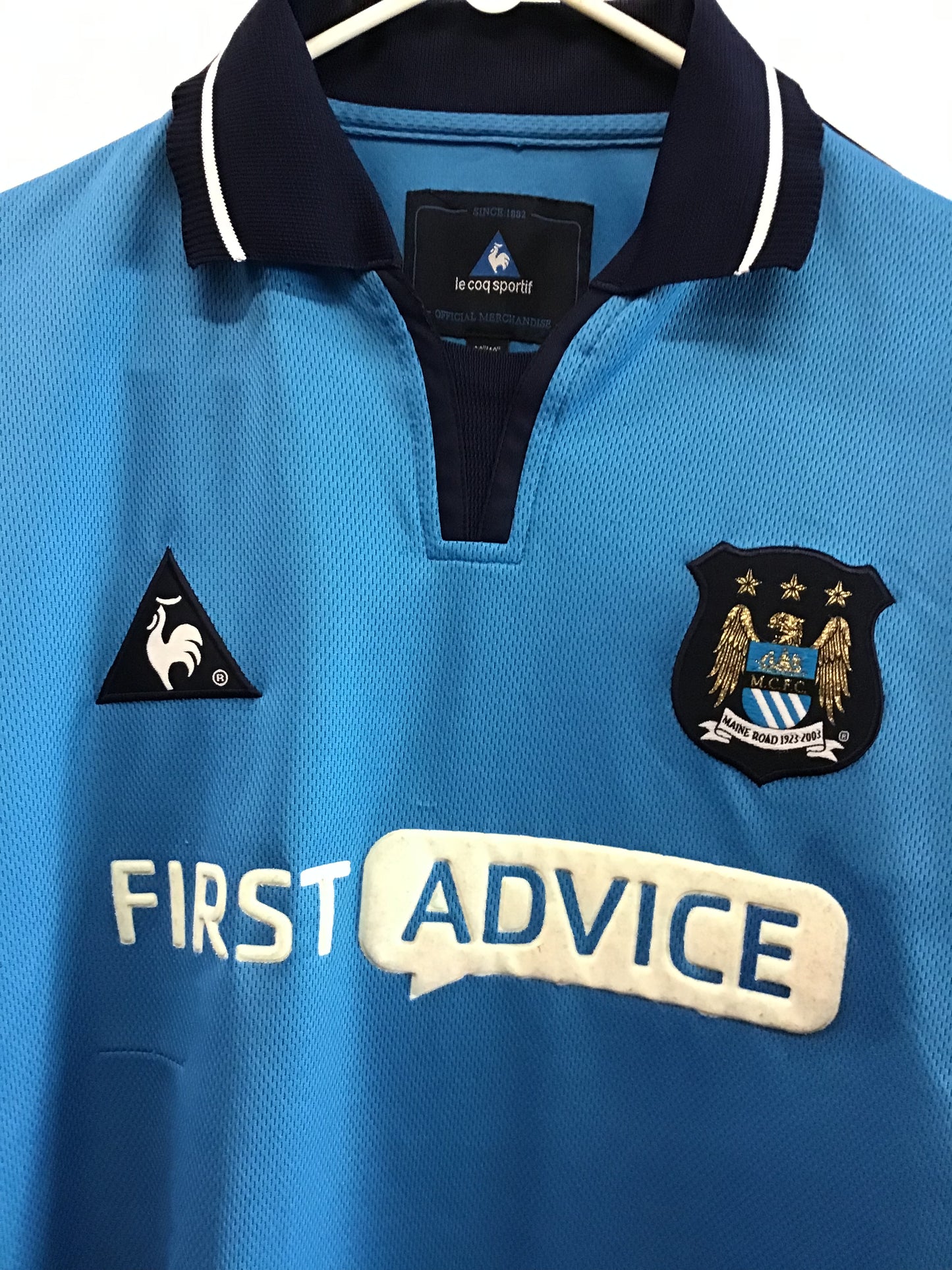 Le Coq Sportif MCFC Golf Shirt, Size 38”/40”