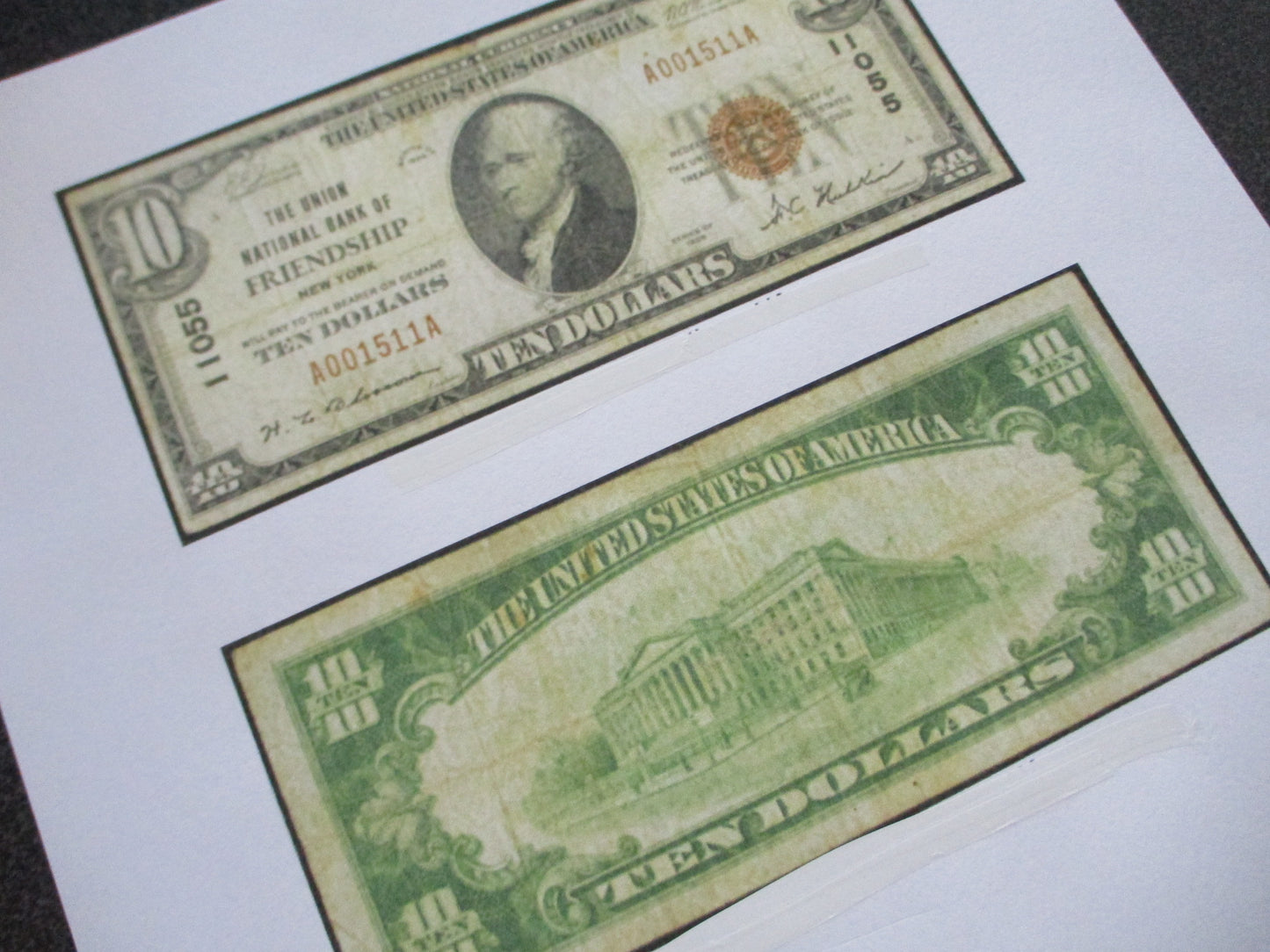 Lou Gehrig Double Signed Cancelled Personal Check #158