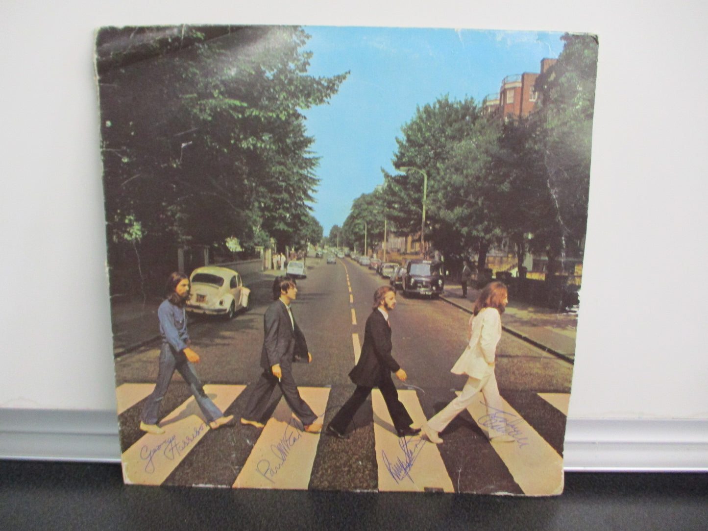 Beatles Abby Road Album Signed by All 4 Beatles Fab 4