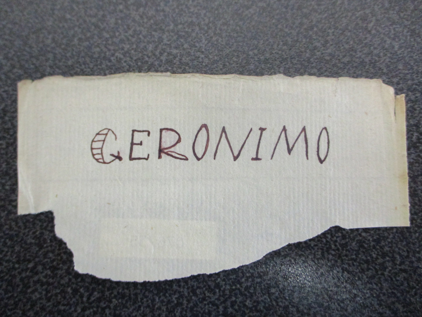 Geronimo's Legacy: Authentic Signed Cut Signature with Certificate of Authenticity (COA)