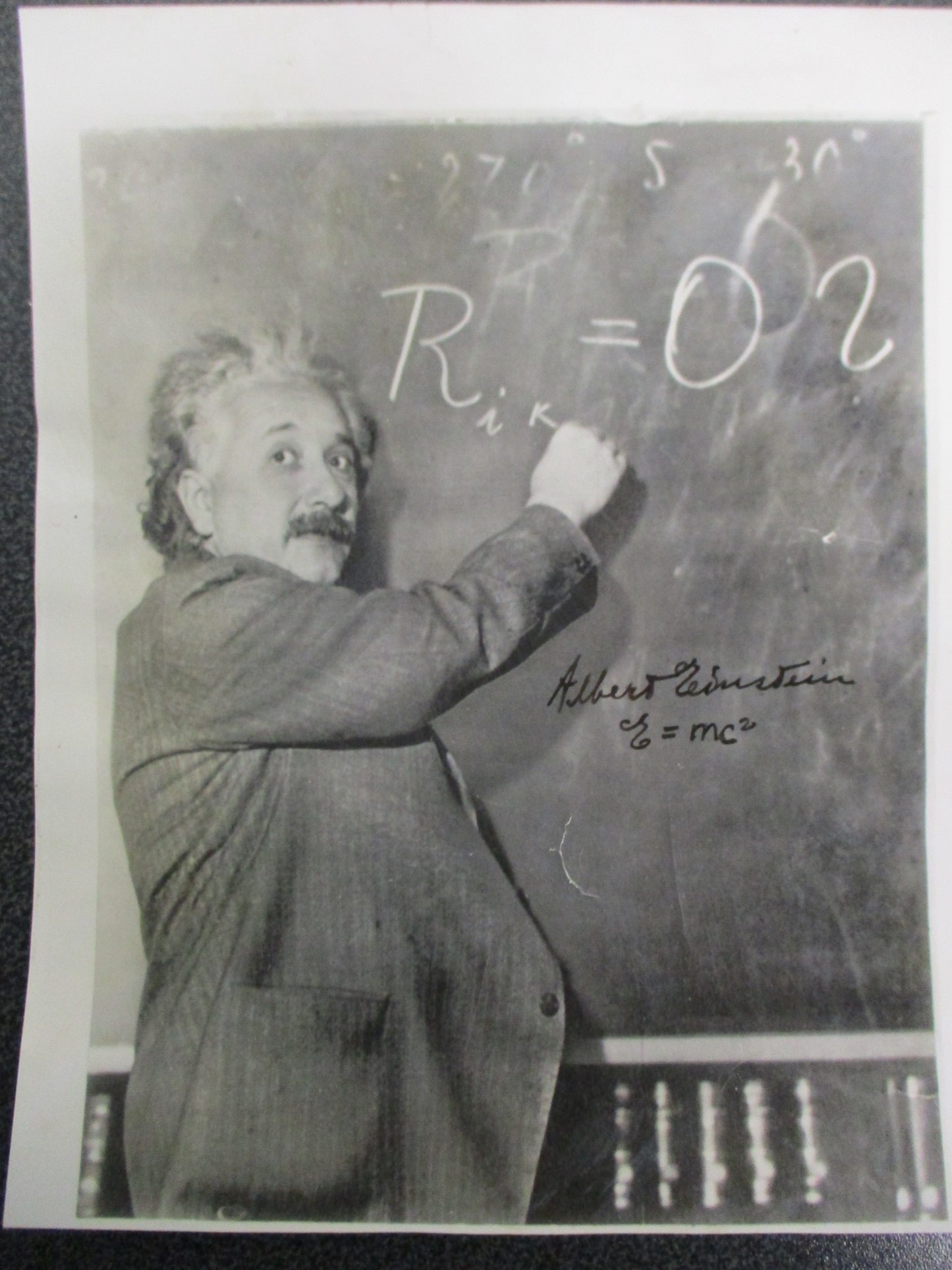 Albert Einstein Signed Photograph