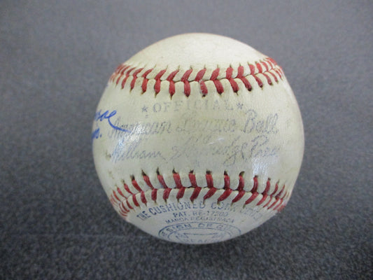 Marilyn Monroe / Joe DiMaggio Signed Official American League Baseball