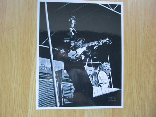 Set of 6 Original Beatles Photos from August 16, 1966 Philadelphia Concert