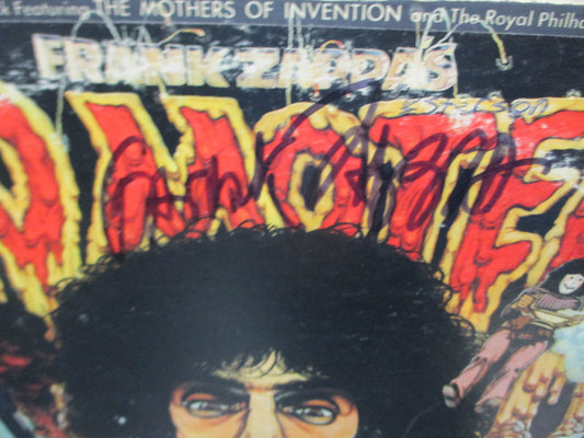 Frank Zappa Double Signed Album cover 200 Motels