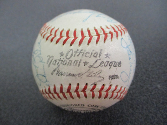 1959 Phillies Team Signed Baseball 29 Signatures Richie Ashburn Robin Roberts