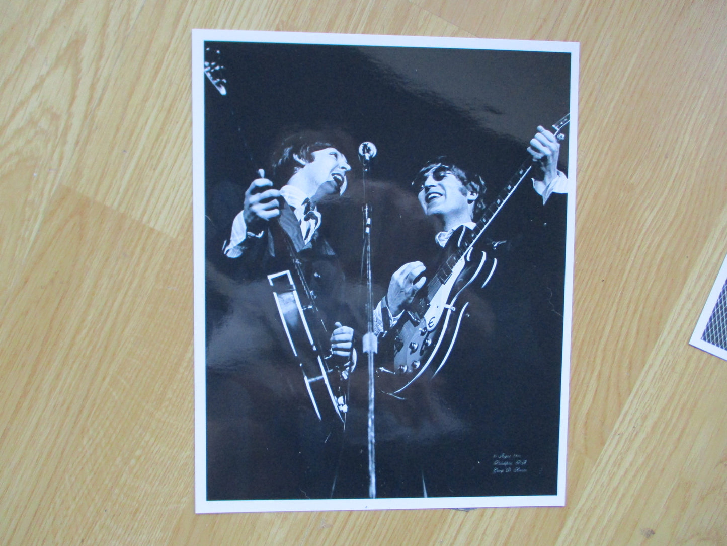Set of 6 Original Beatles Photos from August 16, 1966 Philadelphia Concert