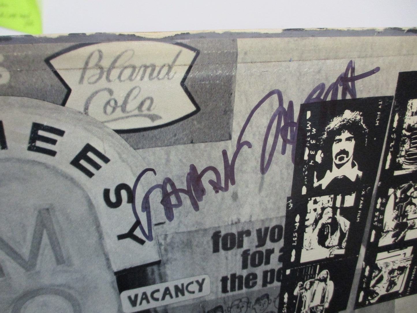 Frank Zappa Double Signed Album cover 200 Motels