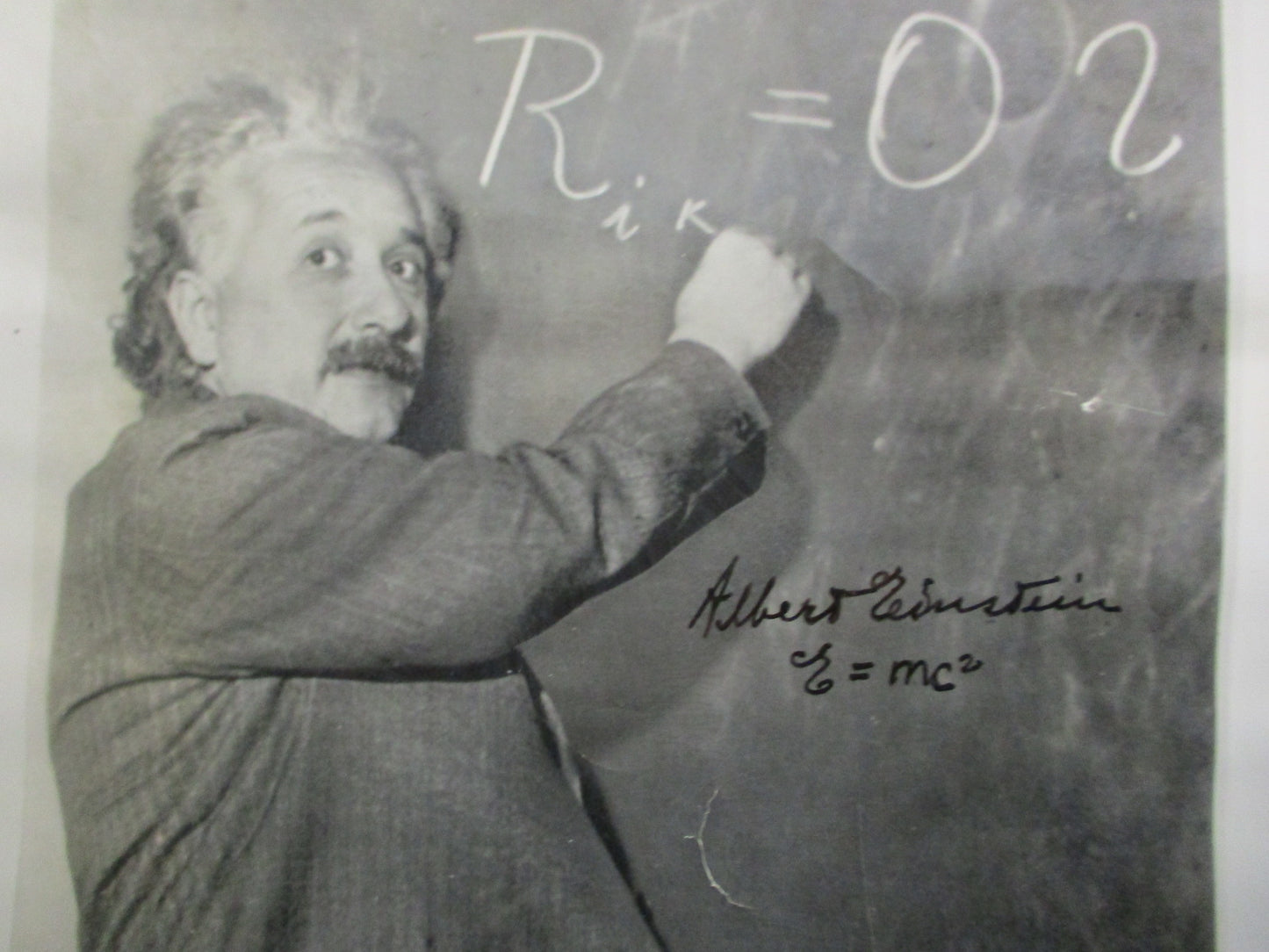 Albert Einstein Signed Photograph
