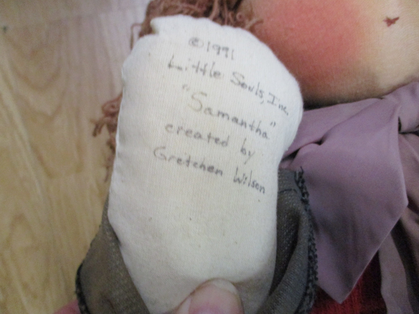 Little Souls Doll "Samantha" Created by Gretchen Wilson 1991