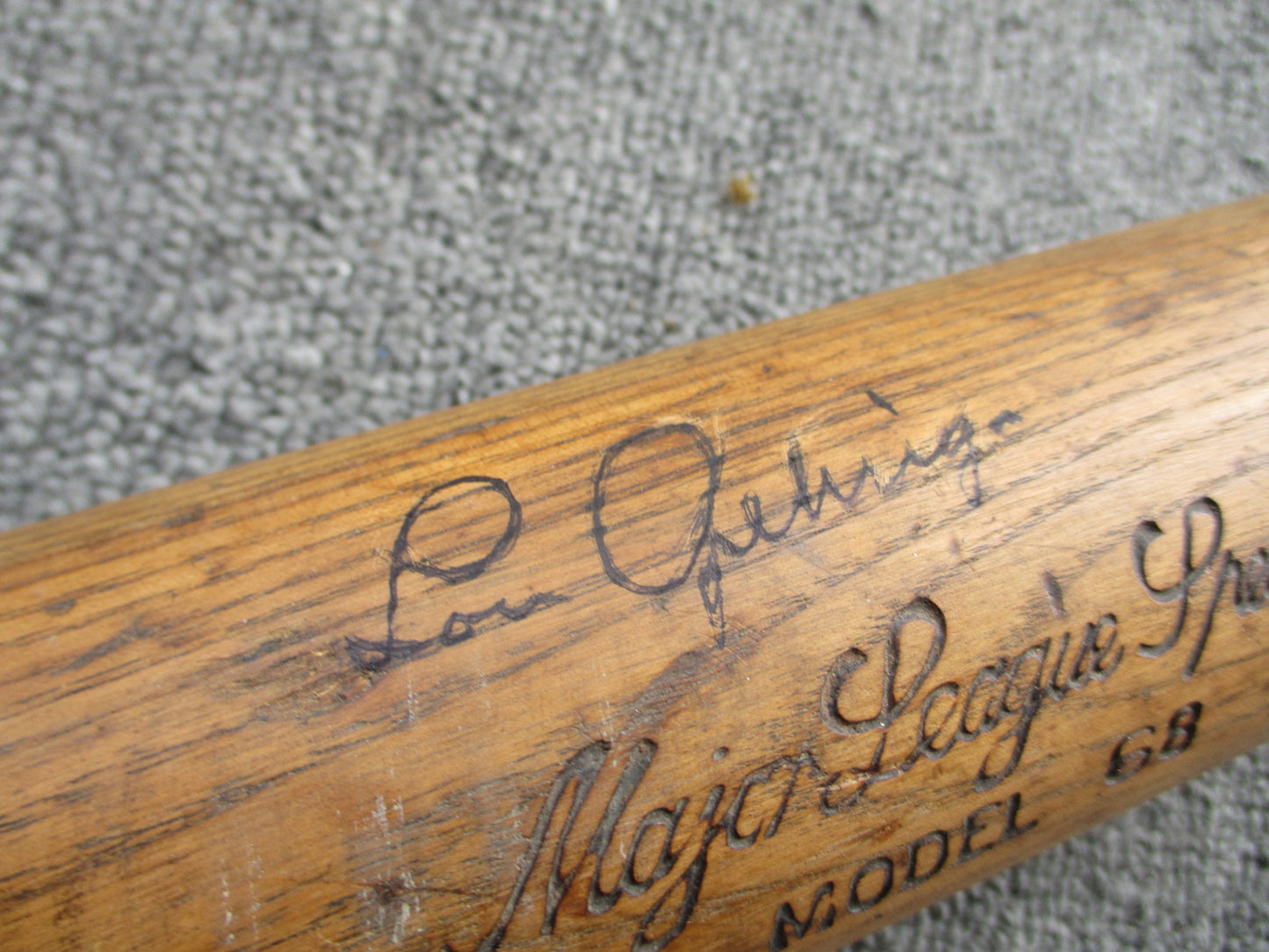 Babe Ruth / Lou Gehrig Signed Draper Maynard Model 68 Baseball Bat w/ COA