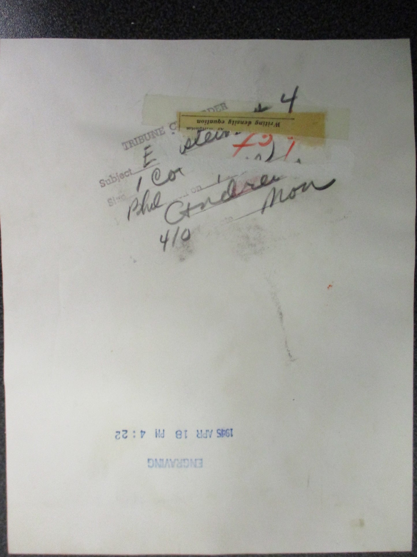 Albert Einstein Signed Photograph