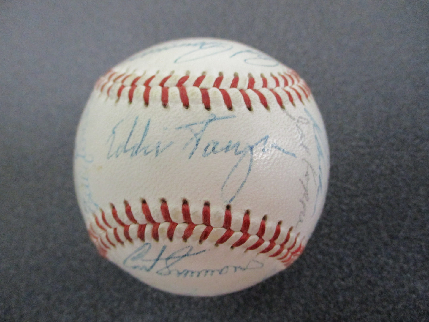 1959 Phillies Team Signed Baseball 29 Signatures Richie Ashburn Robin Roberts