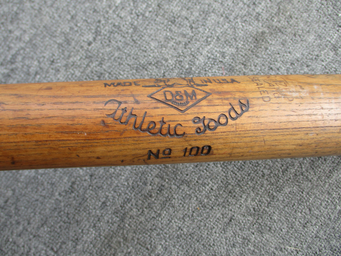 Babe Ruth / Lou Gehrig Signed Draper Maynard Model 68 Baseball Bat w/ COA