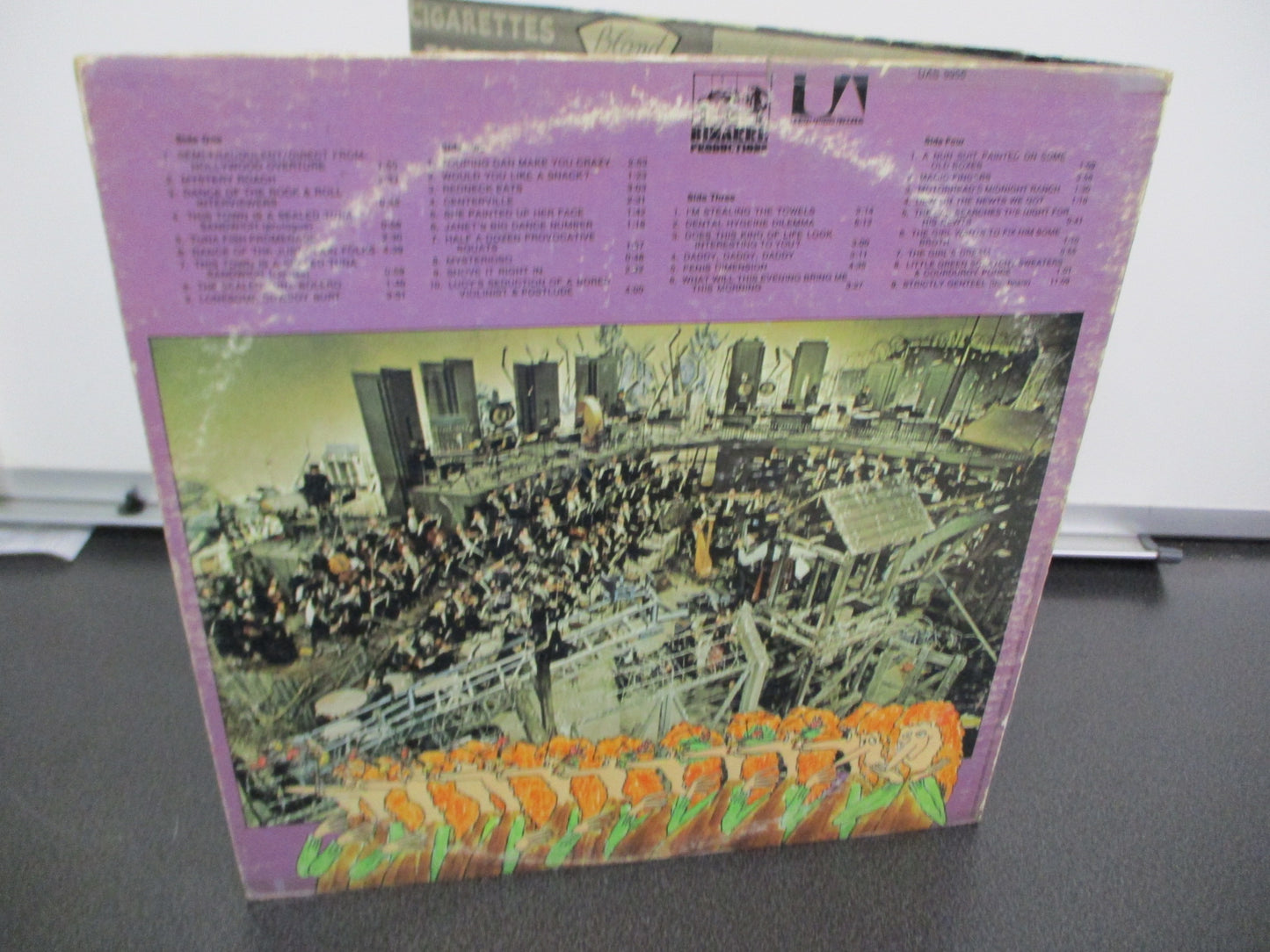 Frank Zappa Double Signed Album cover 200 Motels