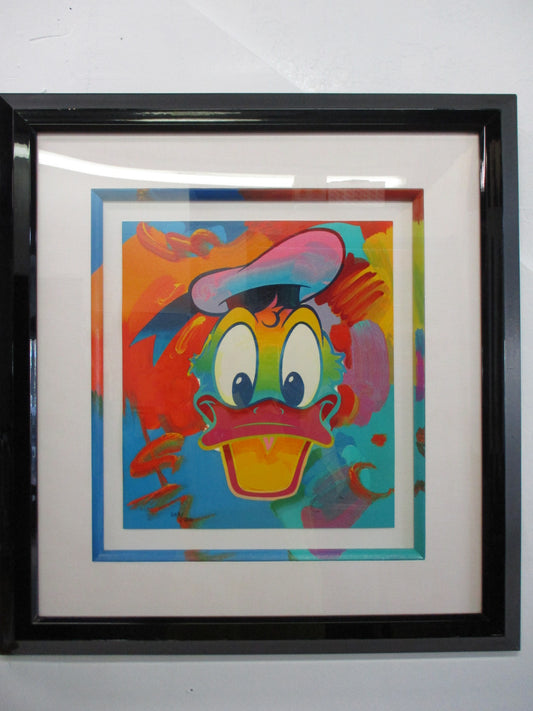 Peter Max "Donald Duck" Limited Edition Serigraph