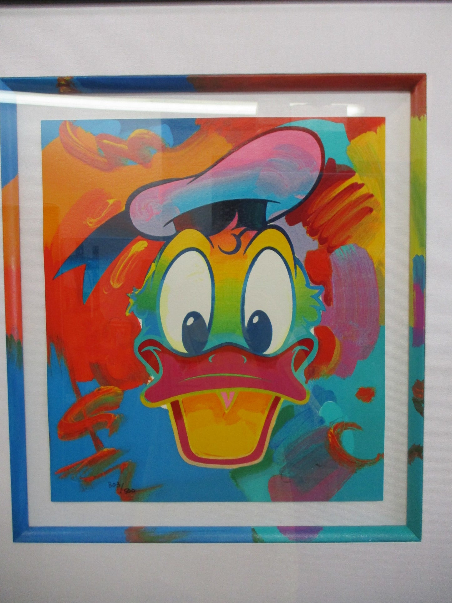 Peter Max "Donald Duck" Limited Edition Serigraph