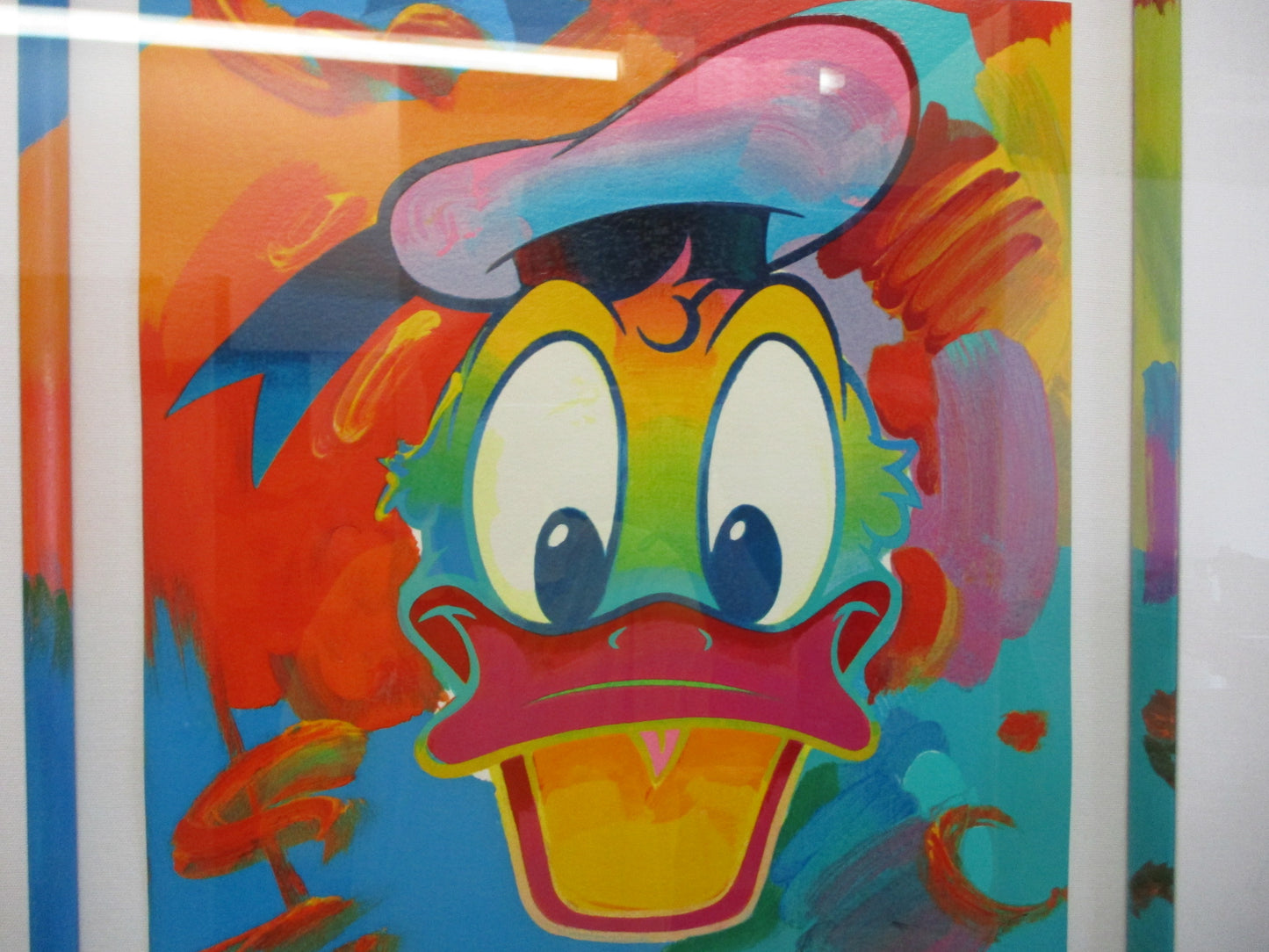 Peter Max "Donald Duck" Limited Edition Serigraph
