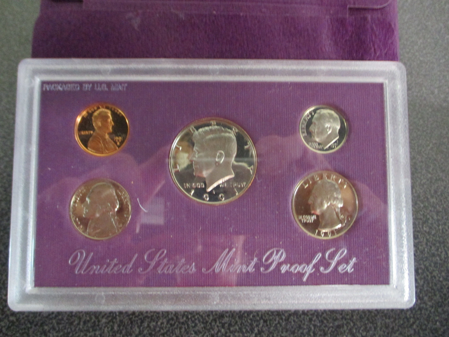 Lot of 6 United States Mint Proof Sets 1986 - 1991