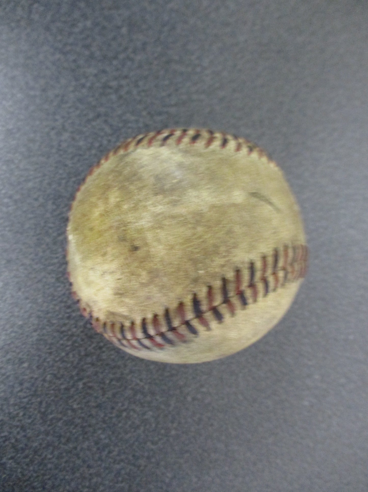 Walter Johnson Single Signed 1910's Black & Red Stitched Official Baseball w/ COA