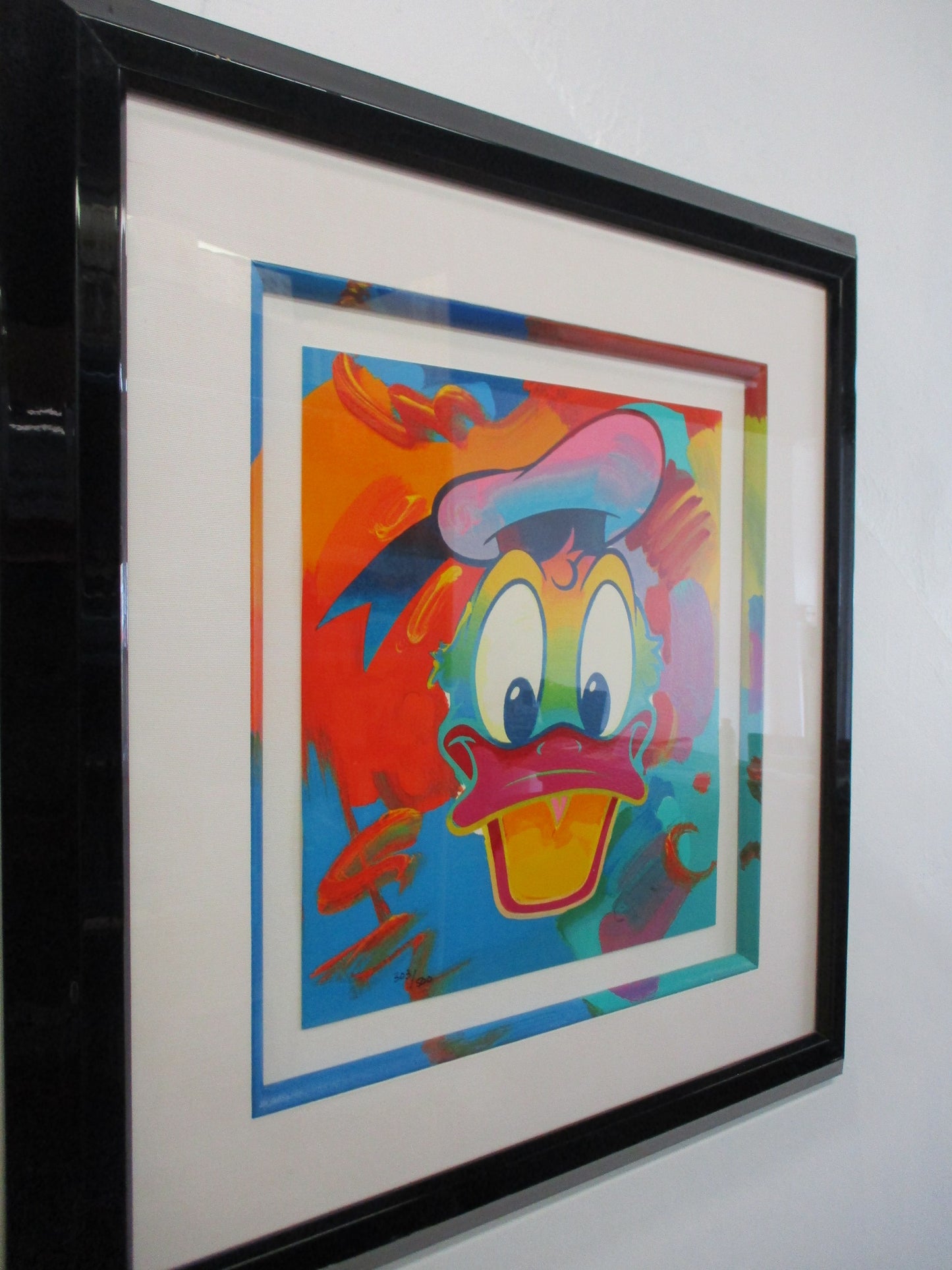 Peter Max "Donald Duck" Limited Edition Serigraph