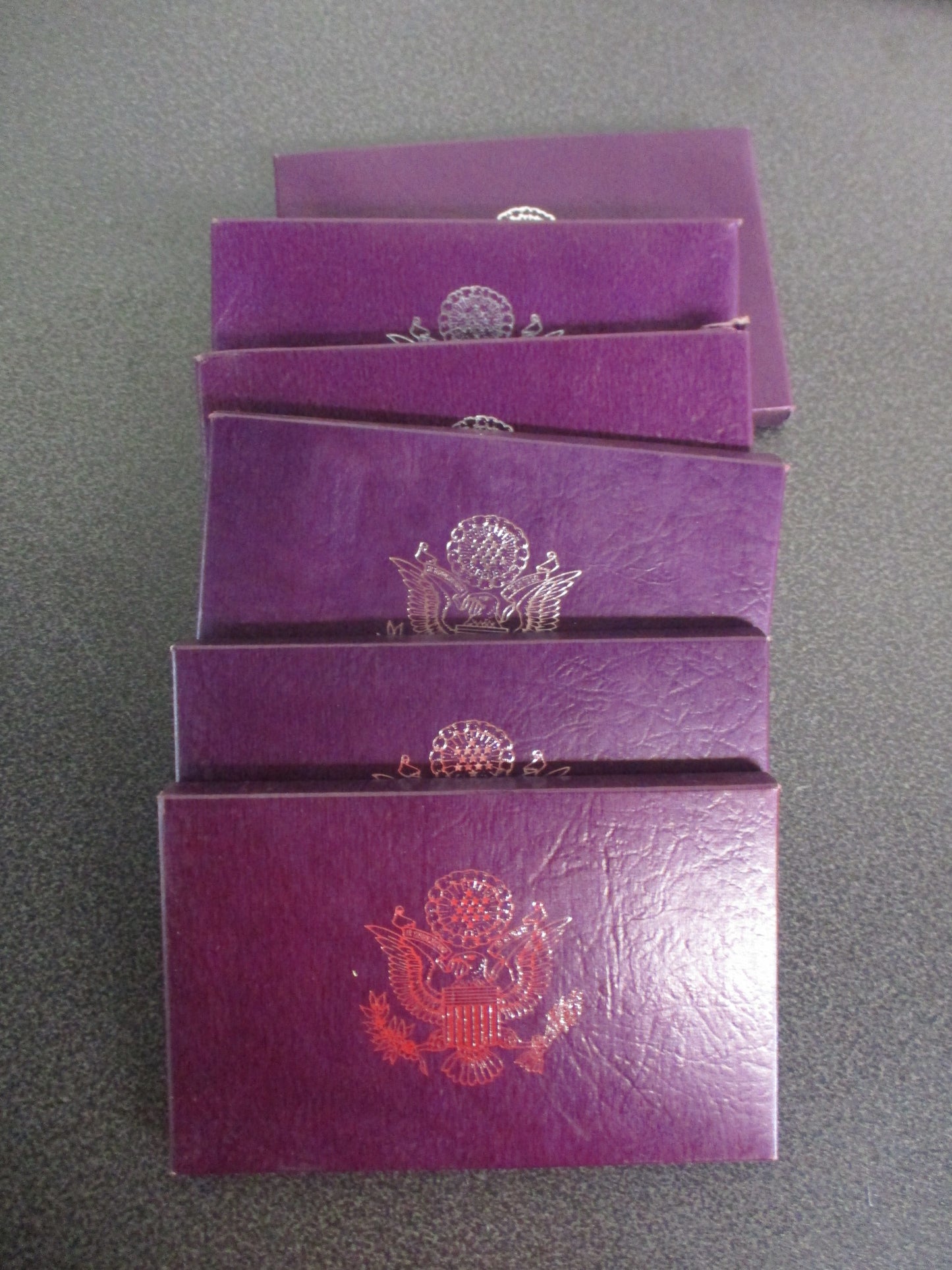 Lot of 6 United States Mint Proof Sets 1986 - 1991