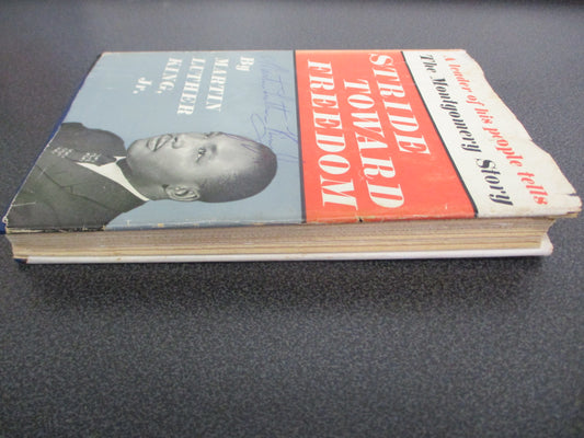 Signed and AUTHENTIC edition of Dr. Martin Luther King’s “Stride Toward Freedom”