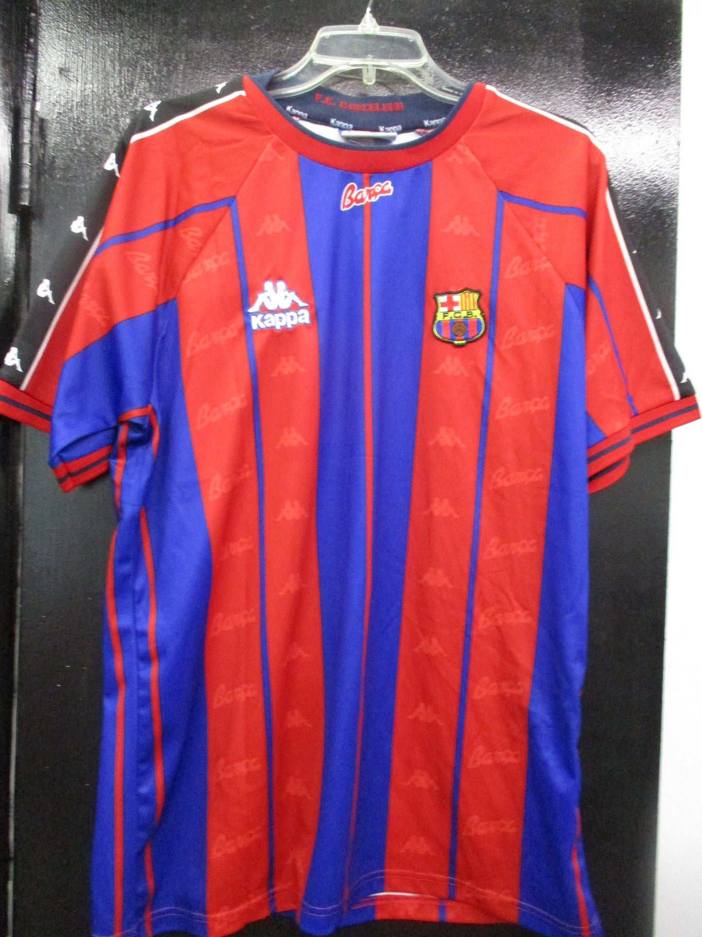 Vintage Kappa Barca FCB Cristiano Ronaldo #9 Jersey, Size L