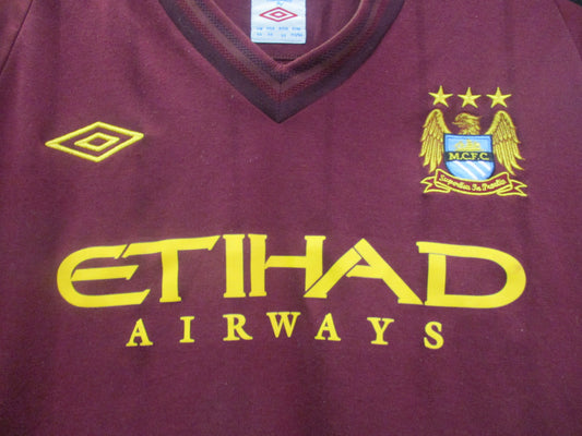 Umbro Manchester City Maroon Champions #12 Jersey, Size 44