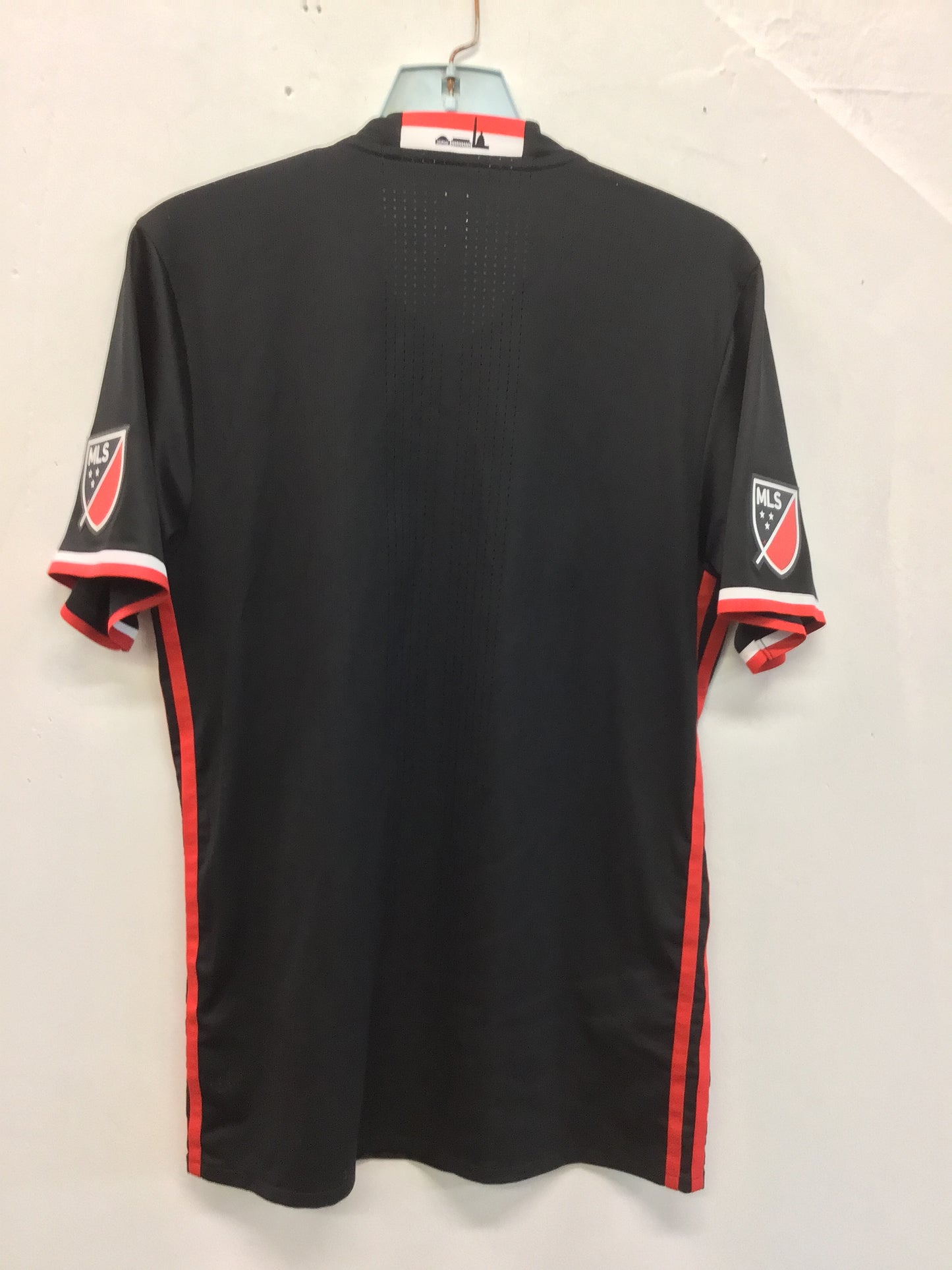 Adidas D.C. United 2016 Black Leidos Jersey, Size M