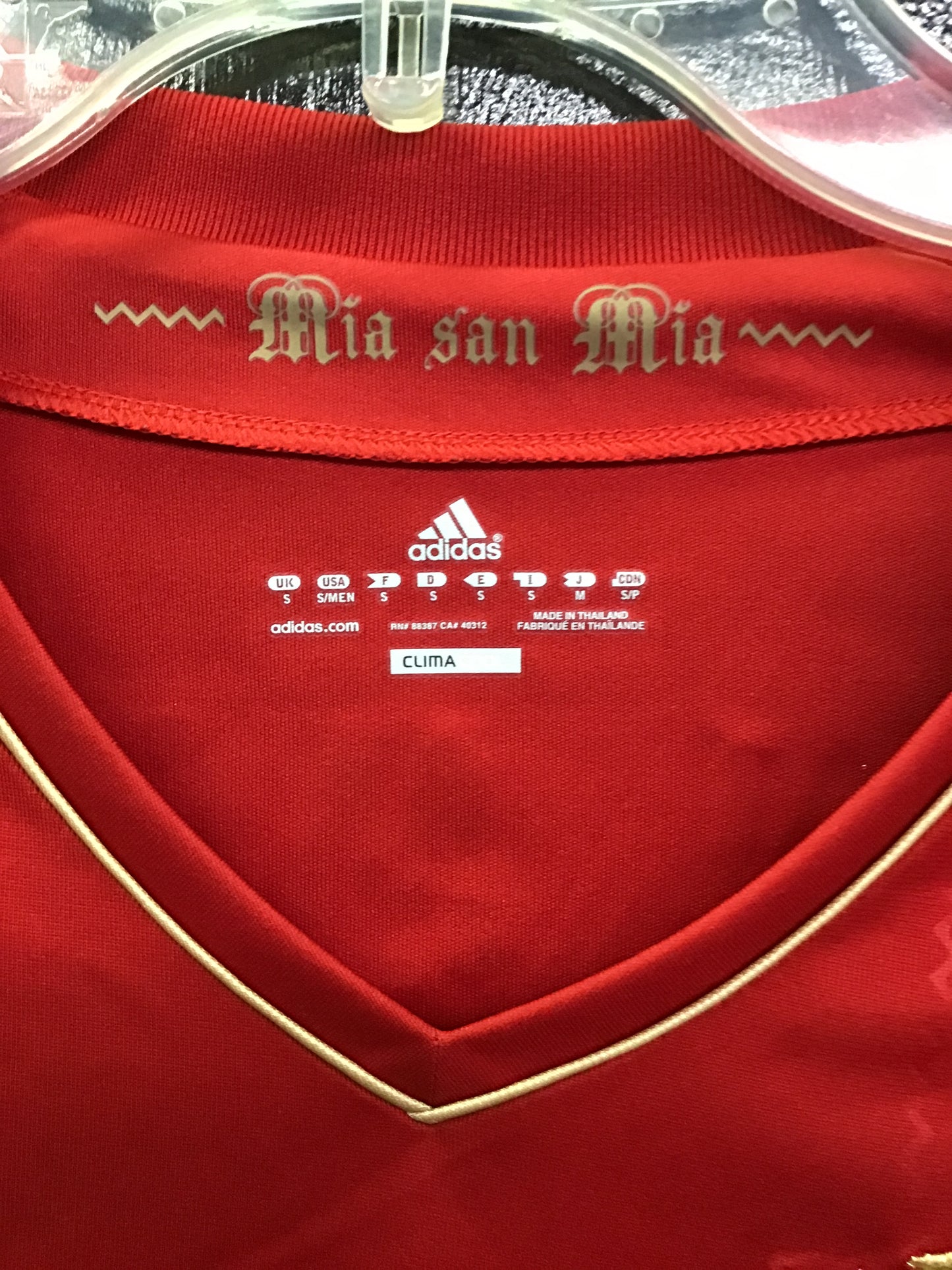 Adidas FC Bayern Muchen Jersey, Size S