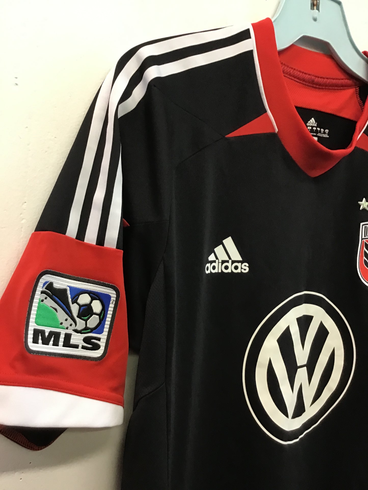 Adidas D.C. United 2010-2011 Authentic Jersey, Size L
