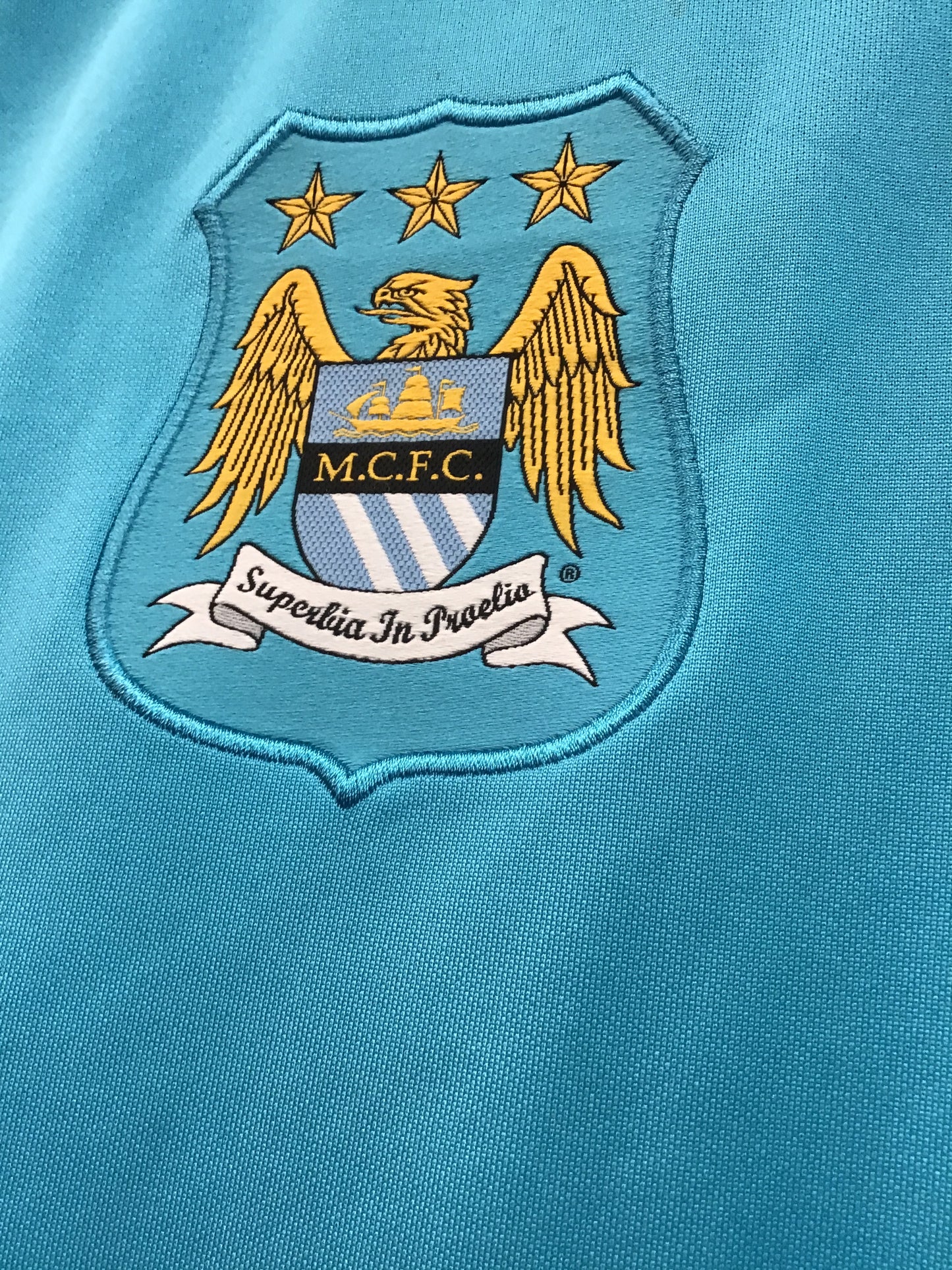 Nike Manchester City MCFC Authentic Soccer Jersey, Size S