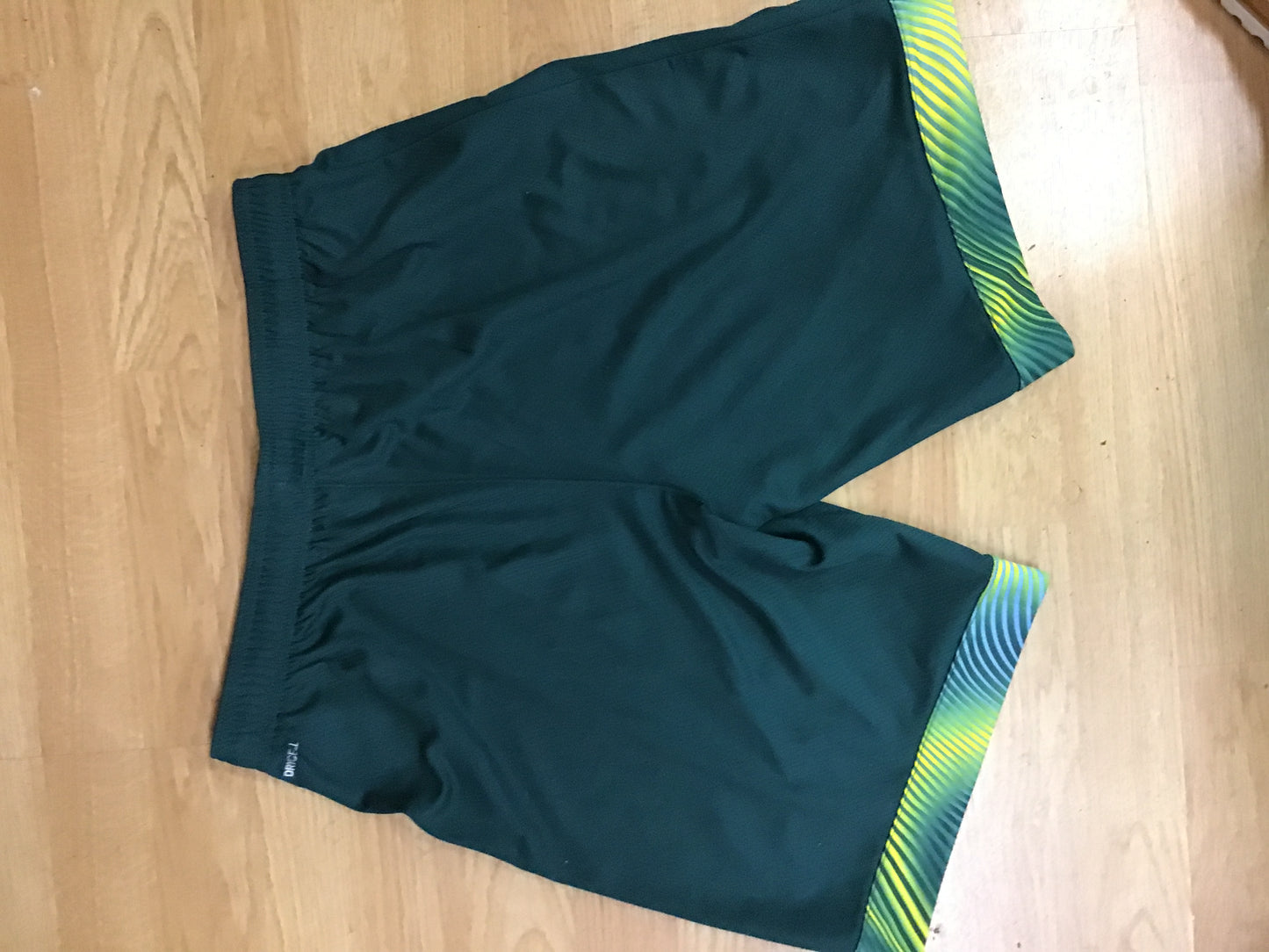 Puma Manchester City Hunter Green Mesh Shorts, Size M