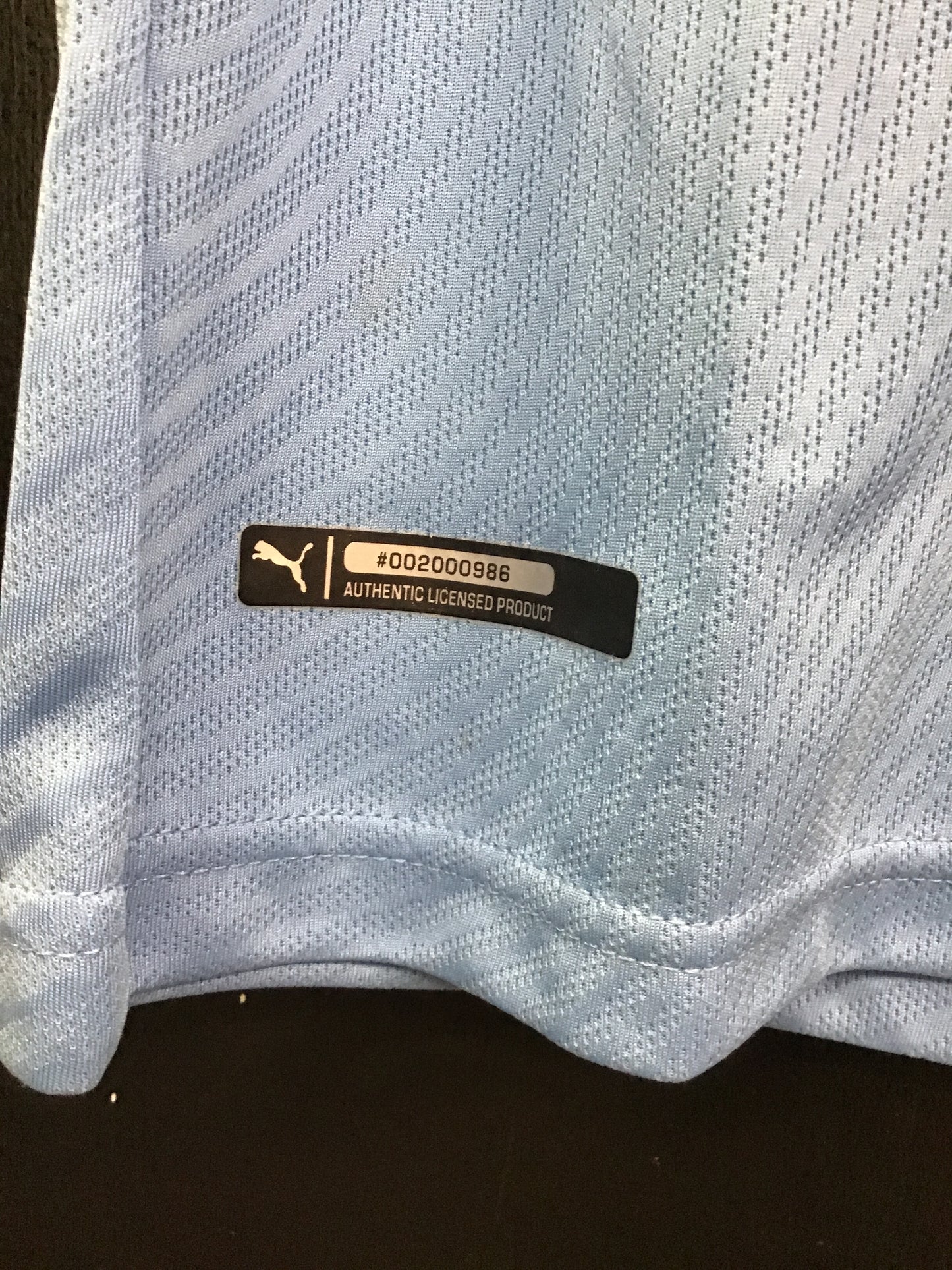 Puma Manchester City 125th Anniversary Jersey, Size M