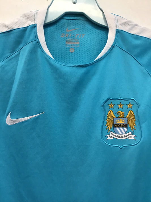 Nike Manchester City MCFC Authentic Soccer Jersey, Size S