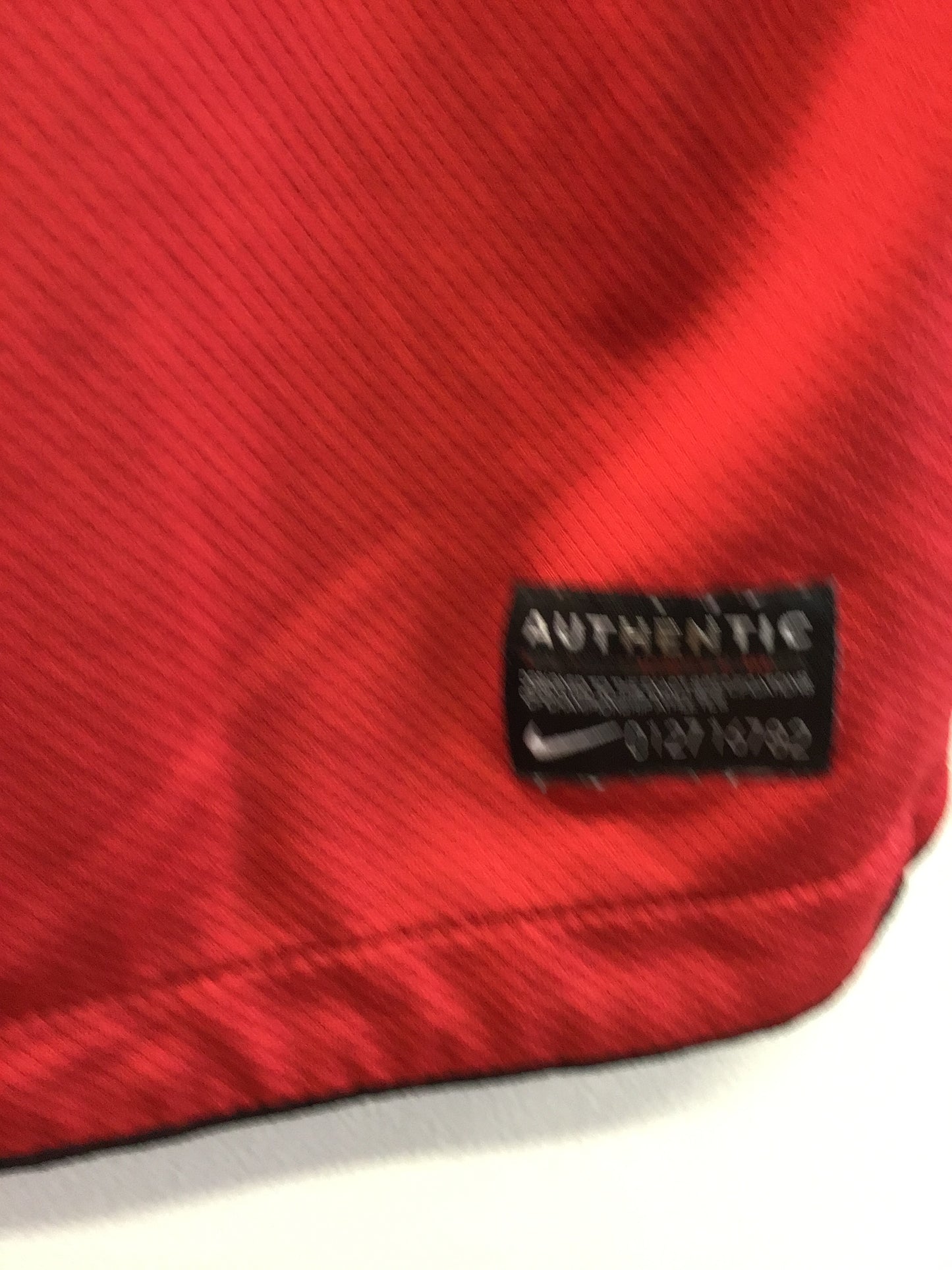 Nike Manchester United Authentic 2011 Home Jersey, Size M