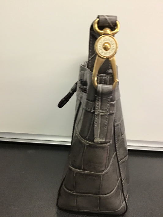 Dooney & Bourke Smoke Hattie Drawstring Bucket Bag-NWT