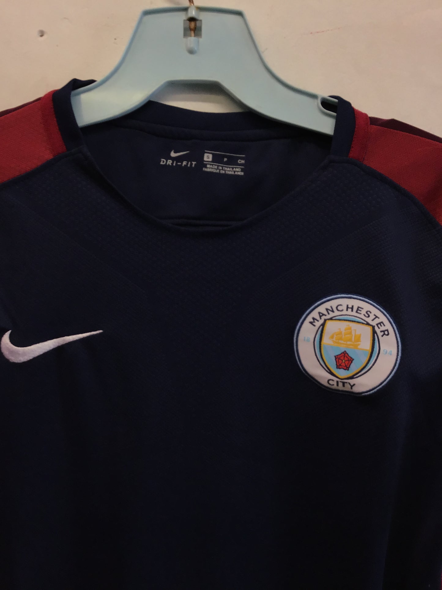 Nike Manchester City MCFC 2017 Authentic Jersey, Size S