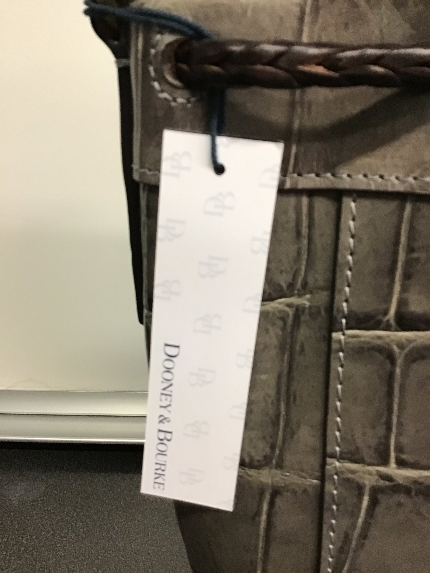 Dooney & Bourke Smoke Hattie Drawstring Bucket Bag-NWT