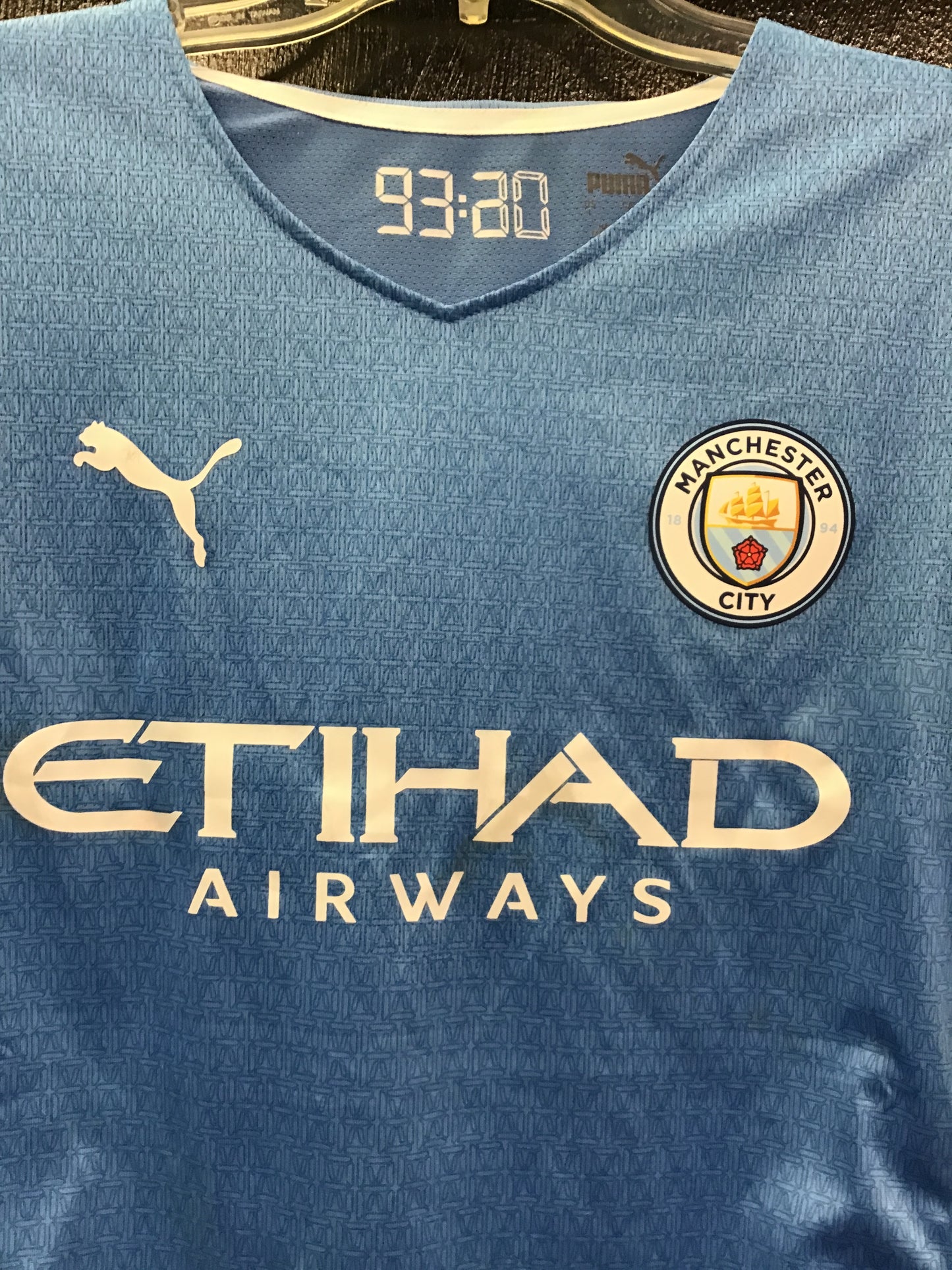 Puma Manchester City Authentic 93:20 Jersey, Size L