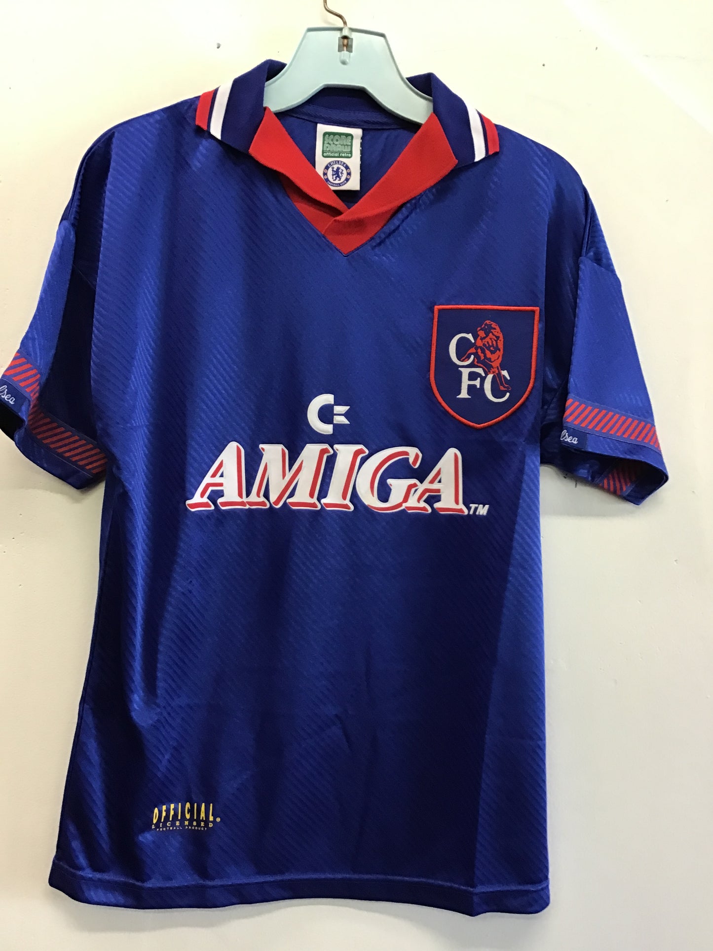 Vintage Retro Scoredraw Chelsea FC Shirt, Size S