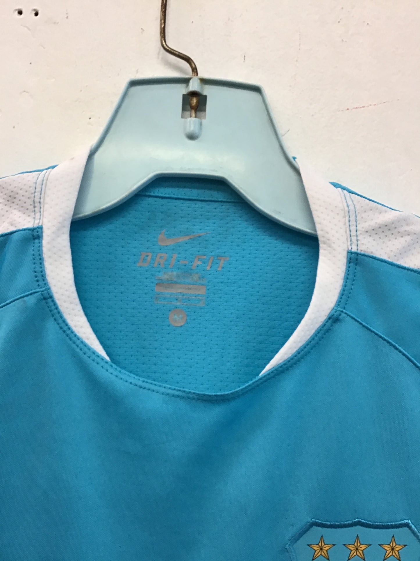 Nike Manchester City MCFC Authentic Soccer Jersey, Size S