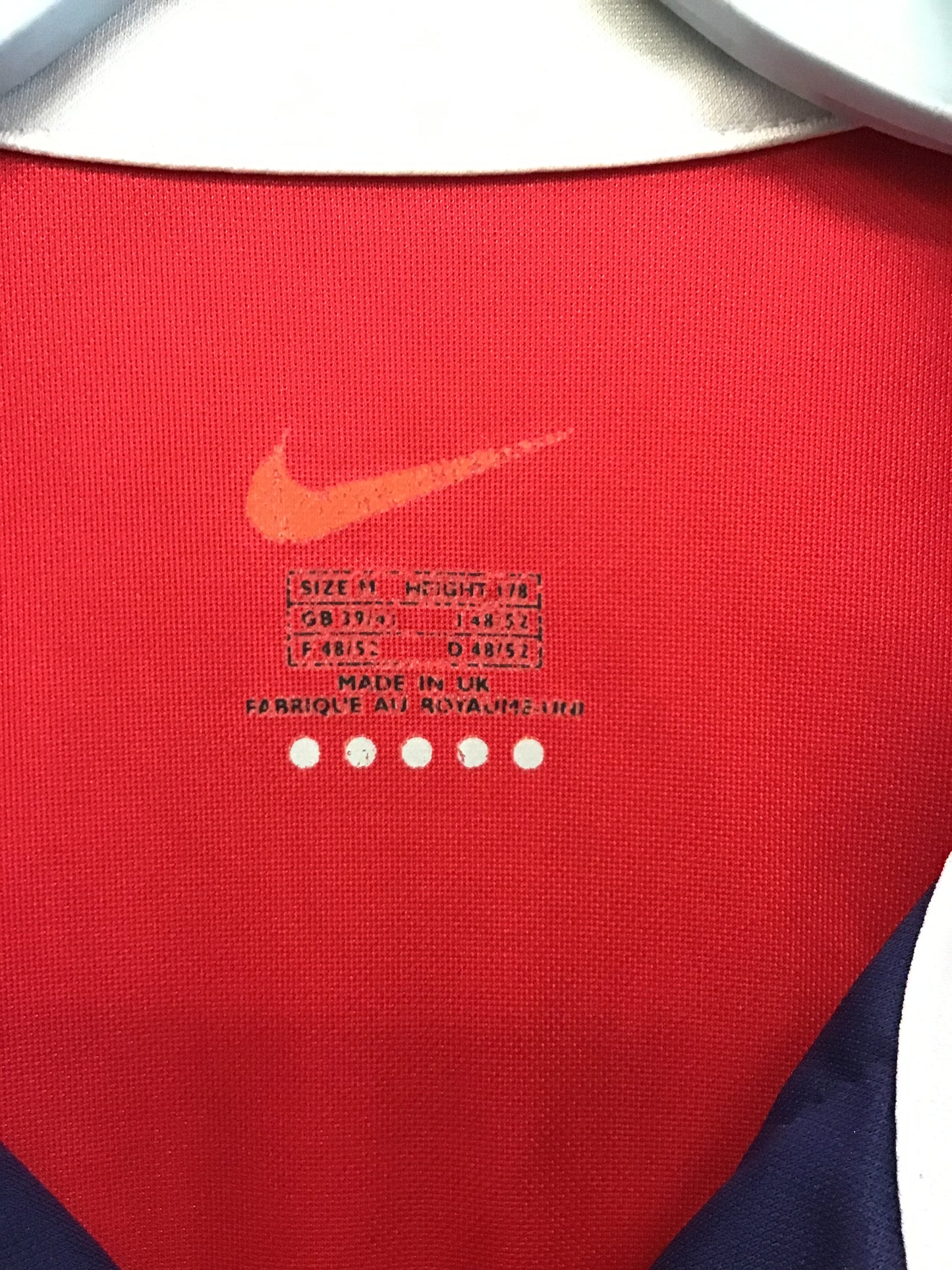 Nike Arsenal Gunners Dreamcast Engineered 98-99 Home Jersey, Size M