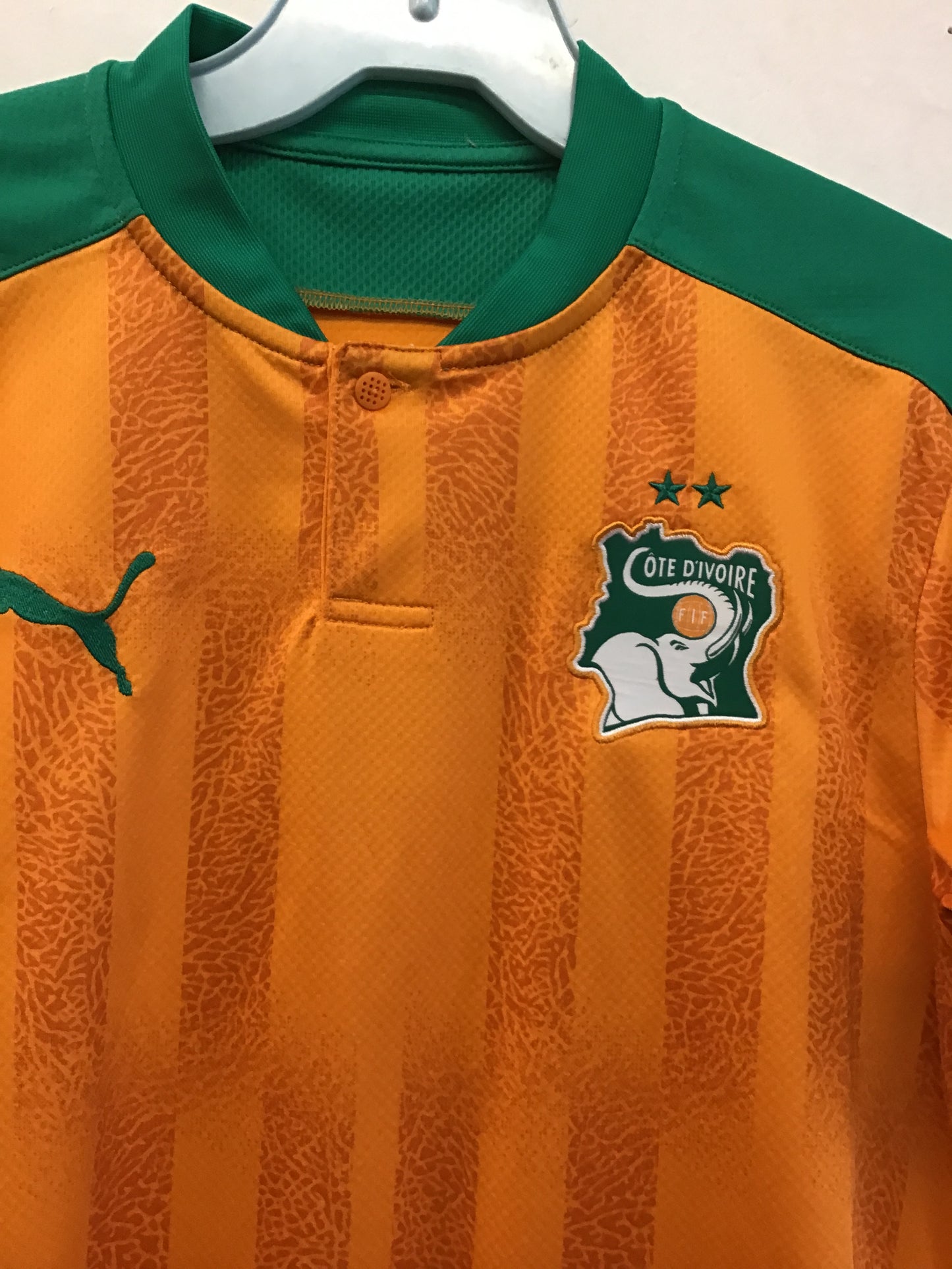 Puma Cote D’Ivoire Ivory Coast Authentic Licensed Jersey, Size S