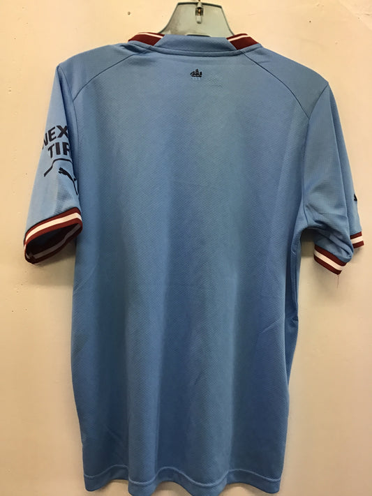 Puma Manchester City 2017 Authentic Jersey, Size M