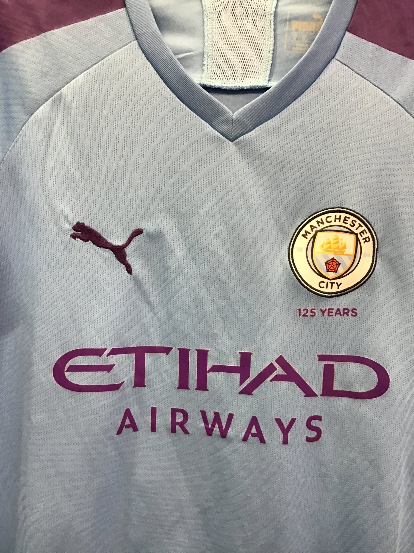 Puma Manchester City 125th Anniversary Jersey, Size M